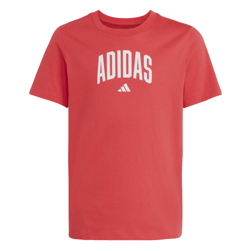 Adidas Camiseta JV5194 INF COLEGIATTE Pure Ruby Algodao -4-